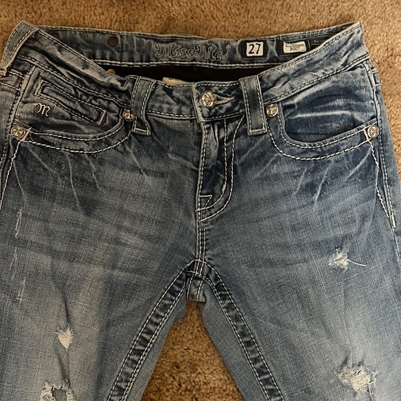 Miss Me jeans NWOT size 27 boot cut - Picture 2 of 8